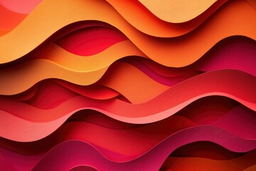 Obraz premium Abstract Wave Pattern in Warm Colors