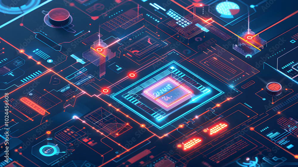 Poster capability mapping blueprint: a schematic map of organizational technological capabilities, showing 