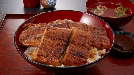 美味しそうな鰻丼