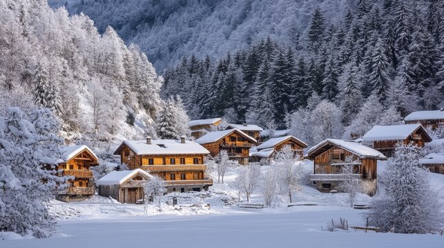 Winter magic in Sauris, Italy.