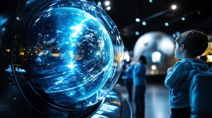 Engaging Family Exploration at Space Museum - Learning about Space Travel History and Science Together