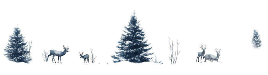 Fototapeta premium Snowy Christmas tree Christmas tree festival