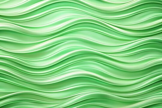 Luxury abstract light green wave pattern background