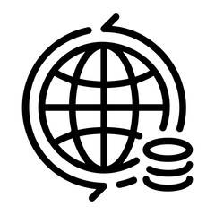 globalization Line Icon