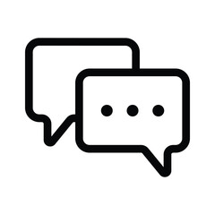 Conversation, text, messaging, chat bubble vector design