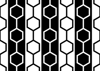 Seamless abstract geometric pattern. Vector Illustration.