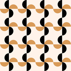 Seamless abstract geometric pattern. Vector Illustration.