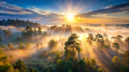 Fototapeta premium sunrise over the river. sunset, sky, water, landscape, sunrise, nature, clouds, lake, cloud, sun, dusk, mountain, sea, morning, reflection, tree, evening, river, mountains, sundown, dawn, summer, view