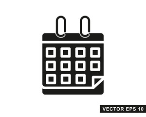 Calendar Icon isolated symbol