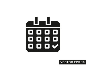 Calendar Icon isolated symbol