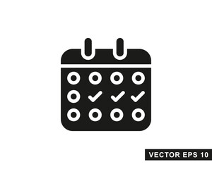 Calendar Icon isolated symbol