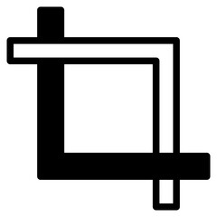 crop image icon