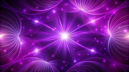 abstract purple waves with glowing light on a dynamic background