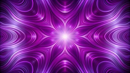 Fototapeta premium vibrant purple waves with glowing highlights on abstract background