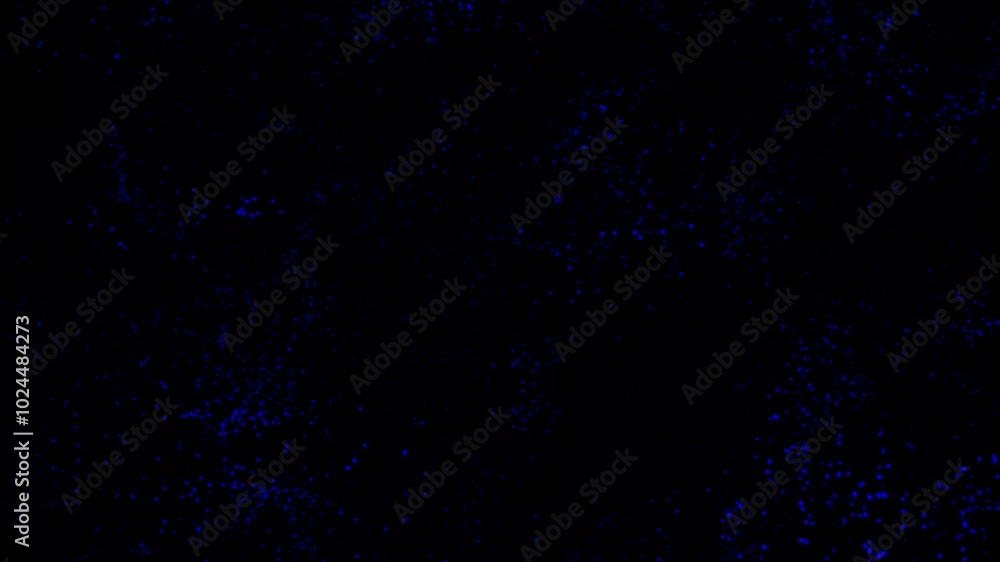 Poster abstract motion graphics animated background. blue christmas abstract particles dot sparkles. abstra