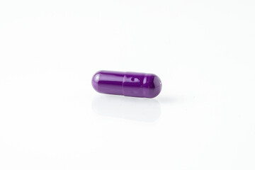 Medicinal capsule 3d, supplement isolated on with background
