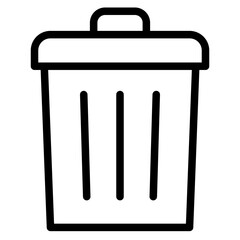 trash bin icon