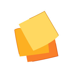 scribble memo paper cartoon. reminder notes, message list, draft sketch scribble memo paper sign. isolated symbol vector illustration