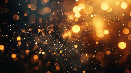 Obraz premium Sparkling Lights in the Night Sky