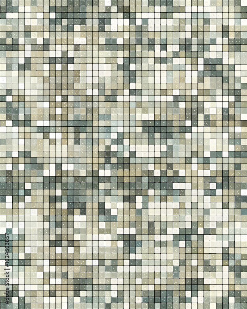Poster abstract pixelated background: a seamless pattern of subtle, muted tones in a pixelated design. idea