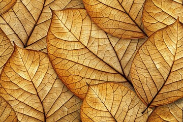 Obraz premium macro split leaves seamless texture background