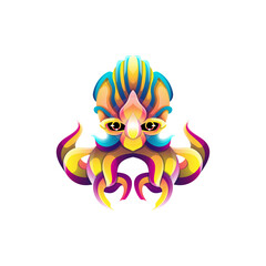 Fototapeta premium Octopus Gradient Logo