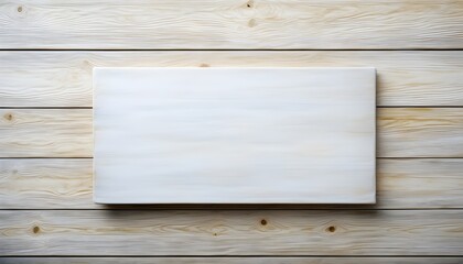 Fototapeta premium empty wood board on wooden background for customizable text or artwork