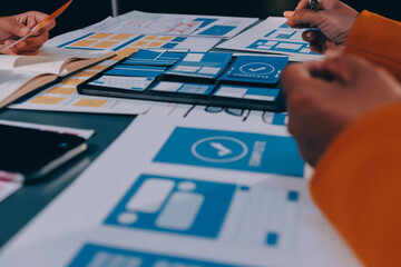 The designer team is designing the uxui system to make the uxui system work well on new phones and...