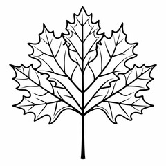 maple-leaf-oak-tree-silhouette