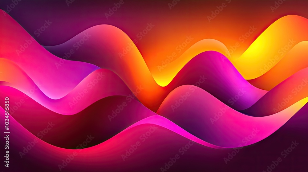 Aufkleber one-color abstract liquid water flow design with soft waves and fluid motion, perfect for use in bac