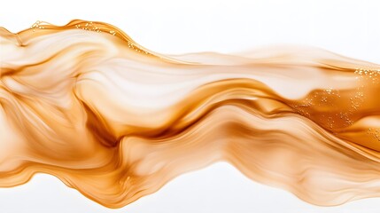 Splash of coffee close-up photo, chocolate