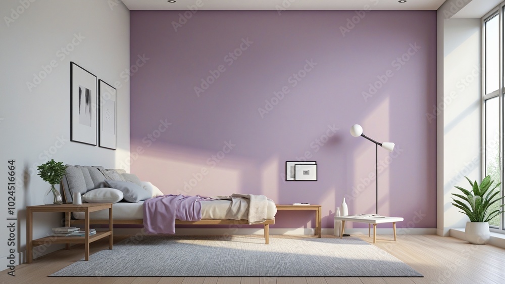 Poster minimalist smooth surface with subtle rebeccapurple texture