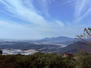 담양 금성산성에서 본 풍경
