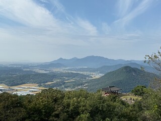 담양 금성산성에서 본 풍경