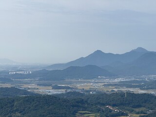 담양 금성산성에서 본 풍경