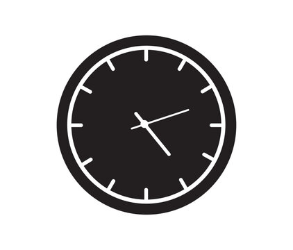 recommend clip art: Wall clock. Simple wall clock. Minimalist watch. Classic design wall clock. Analog clock. Vector illustration