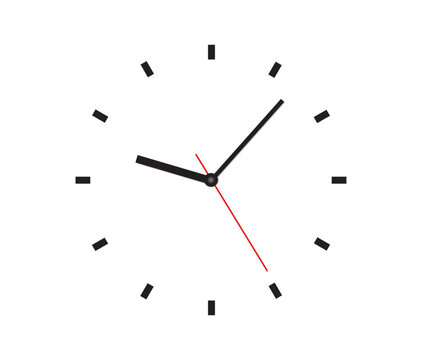 recommend clip art: Wall clock. Simple wall clock. Minimalist watch. Classic design wall clock. Analog clock. Vector illustration