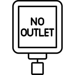 No Outlet Icon