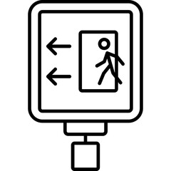 Left Exit Icon
