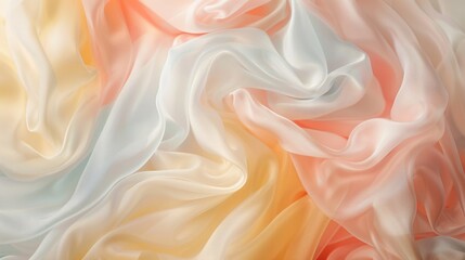 Obraz premium Soft Colorful Silk Fabric Background