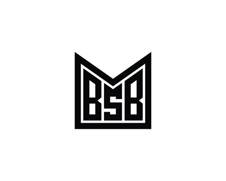 BSB logo design vector template. BSB