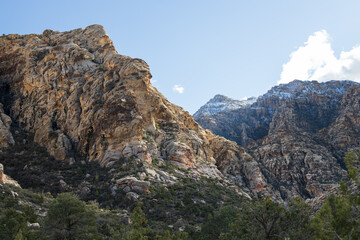 Fototapeta premium White Rock Mountain Loop, La Madre Mountains Wilderness, Nevada