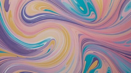 Vibrant Swirling Abstract with Lavender, Cyan, Pink, Gold, Goldenrod, silver, and Metallic Gold