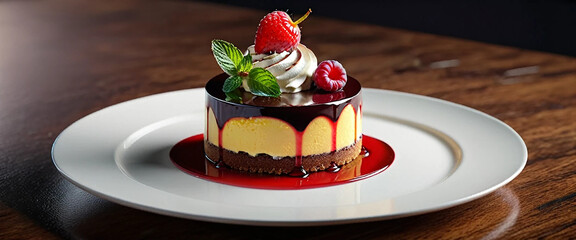 Sophisticated Dessert Creation