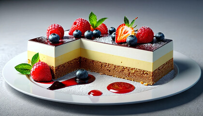 Elegant Dessert Presentation