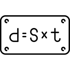 Distance (d) Icon