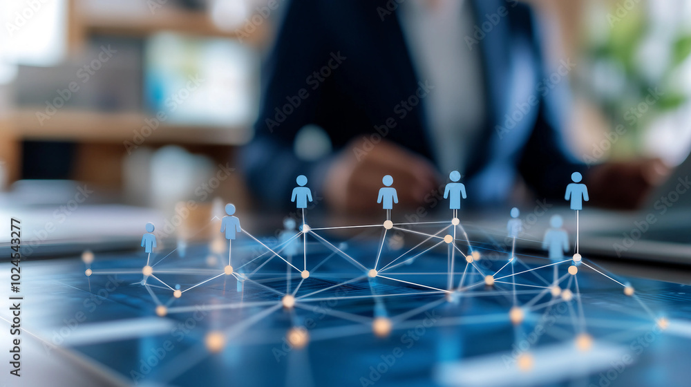 Poster exploring the dynamics of digital connectivity through innovative networking solutions