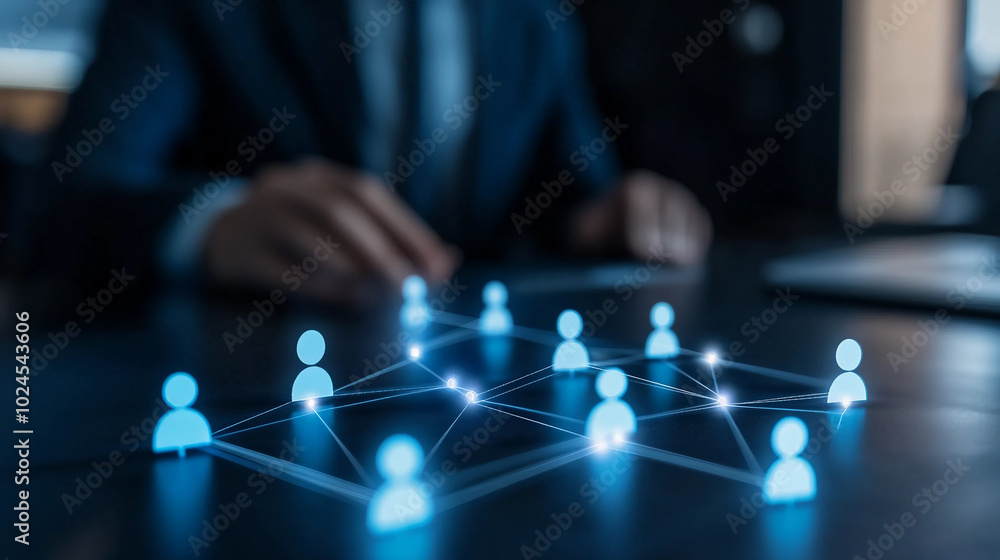 Poster exploring the dynamics of digital connectivity through innovative networking solutions