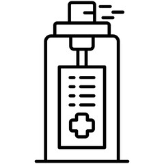 Disinfectant Spray Icon