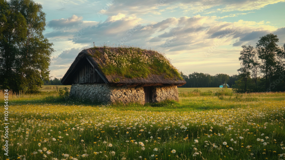 Wall mural kadrin day in estonia. a holiday in estonia. nature